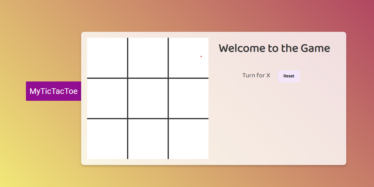Tic Tac Toe Game
